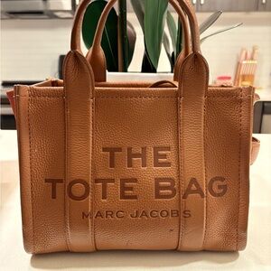 Marc Jacobs Brown Leather Tote Bag